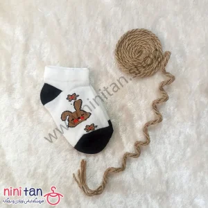 جوراب بچگانه سایز 2 طرح خرگوش